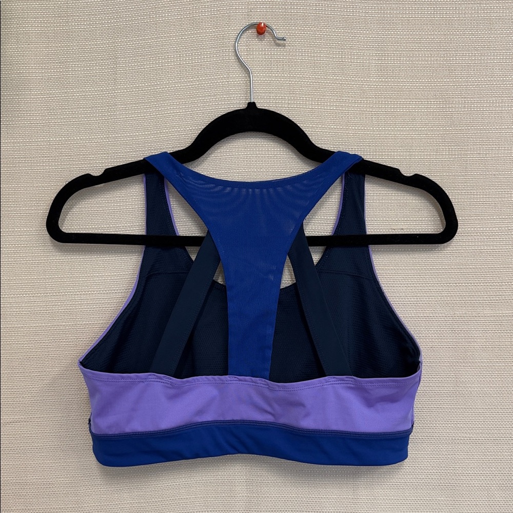 Avia Navy and Lavender Sports Bra - Picture 3 of 5